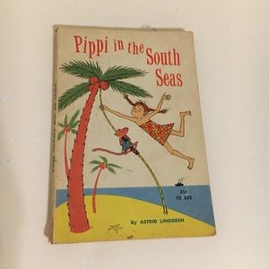 🎁 Vintage Pippi Longstocking Paperback Book VGUC